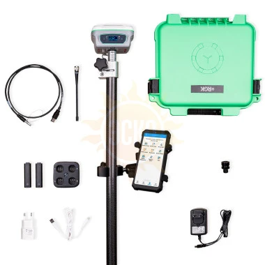 Комплект GNSS-приёмник RGK SR1 со смартфоном и вехой
