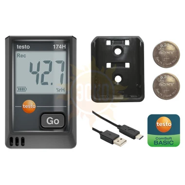 Логгер Testo 174 H USB-C чёрный