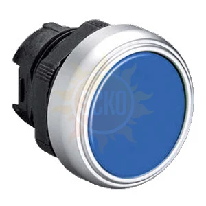 LPC B106 Толкатель кнопки пластиковый, утапливаемый, без фиксации, (без крепежного основания ..AU120), цвет синий
