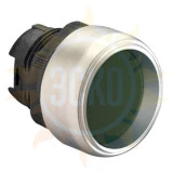 LPCB302 Толкатель кнопки в пластиковом корпусе, с выступающим защиnным кольцом без фиксации, (без крепежного основания ..AU120), цвет черный