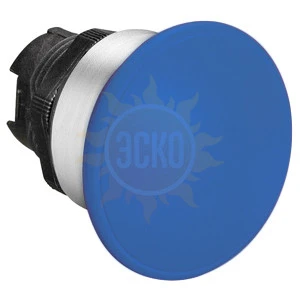 LPCB6146 Толкатель грибовидной кнопки d=40 мм, в пластиковом корпусе, без фиксации, (без крепежного основания ..AU120), цвет синий