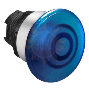 LPCBL6146 Толкатель грибовидной кнопки d=40 мм в пластиковом корпусе, с возможностью установки подсветки, без фиксации, (без крепежного основания ..AU120), цвет синий