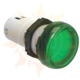 LPMLE3 Моноблочный светодиодный индикатор непрерывного свечения, зеленый, 110 VAC