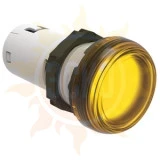 LPMLD5 Моноблочный светодиодный индикатор непрерывного свечения, цвет желтый, 48 VAC/DC