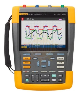 Fluke 190-204-III — осциллограф-мультиметр цифровой четырехканальный 200 МГц