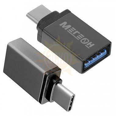 МЕГЕОН 33201К — переходник (USB-A мама - USB-C папа)
