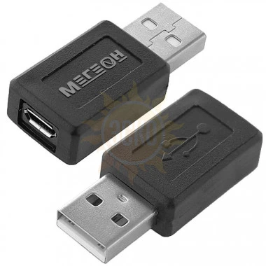 МЕГЕОН 33202К — переходник (USB-A папа - microUSB мама)