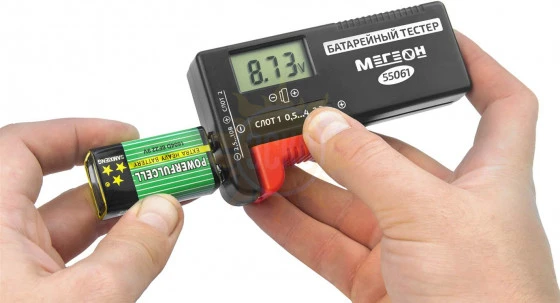 МЕГЕОН 55061 — тестер батареек