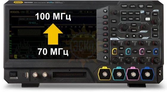 MSO5000-BW0T1 Опция расширения полосы пропускания с 70 МГц до 100 МГц