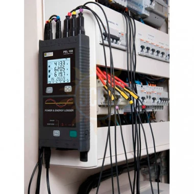 PEL103 - трехфазный регистратор энергии (с дисплеем)