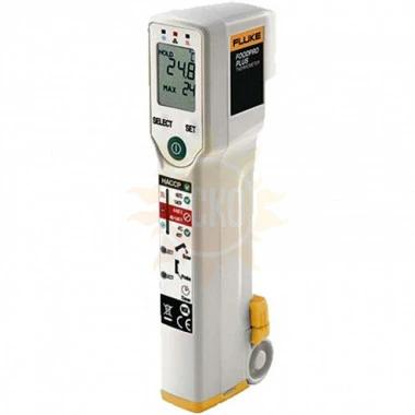 Fluke FP Plus — пищевой термометр с встроенным контактным щупом и сумкой для переноски