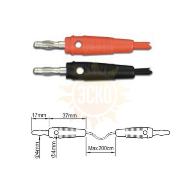 ПрофКиП PTL904-4 измерительные провода 4 мм Male-Male