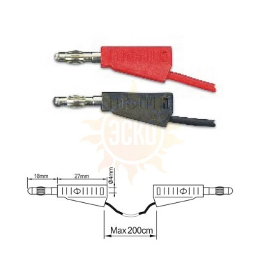 ПрофКиП PTL908-8 измерительные провода 4 мм Male-Male