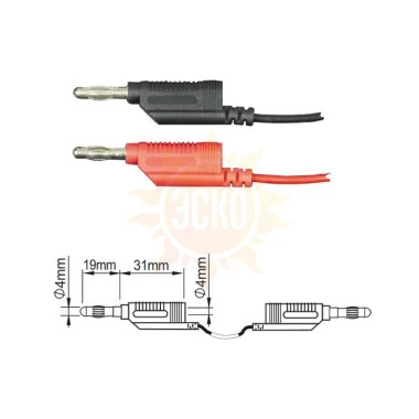 ПрофКиП PTL908-9 измерительные провода 4 мм Male-Male