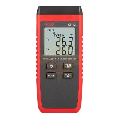 RGK CT-12+TR-10A+TR-10W — контактный термометр с зондом температуры воздуха и погружным зондом температуры