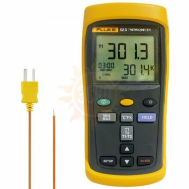 Fluke 52 II — двухканальный цифровой термометр 50HZ
