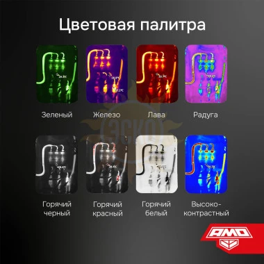Комплект тепловизора AMO T830 с поверкой и термогигрометра AMO H605