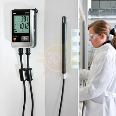 testo 176 P1 — 5ти-канальный логгер данных давления, температуры и влажности с внутренним сенсором и разъемами для внешних зондов