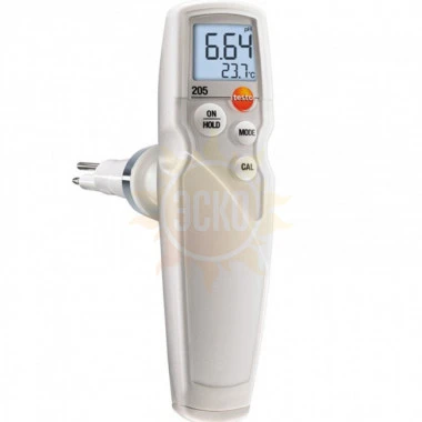 Testo 205 комплект — портативный pH-метр с кейсом и буферными растворами