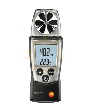 testo 410-2 — анемометр со встроенной крыльчаткой, сенсором влажности, сенсором температуры