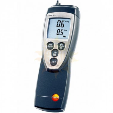 testo 512 (0...2 гПа) — дифференциальный манометр (для работы с большими потоками воздуха)