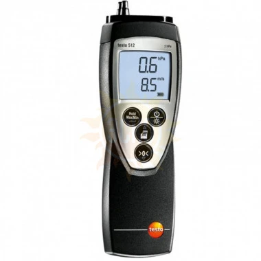testo 512 (0...2000 гПа) — дифференциальный манометр (для работы с большими потоками воздуха)
