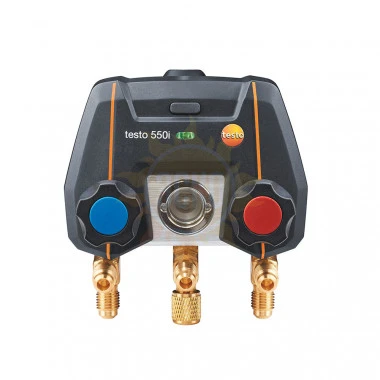 testo 550i — цифровой манометрический коллектор с 2-х ходовым блоком клапанов и Bluetooth, управляемый через приложение