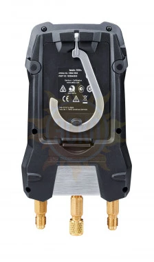 testo 557s комплект 2 в кейсе с шлангами — умный цифровой манометрический коллектор, смарт-зонды вакуума и температуры и набор из четырёх заправочных шлангов