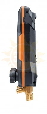testo 557s комплект 2 в кейсе с шлангами — умный цифровой манометрический коллектор, смарт-зонды вакуума и температуры и набор из четырёх заправочных шлангов