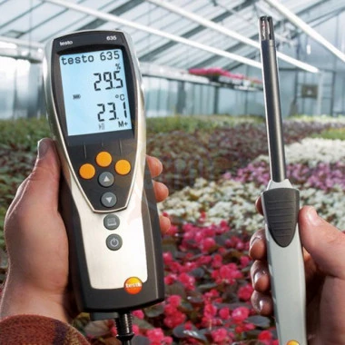 testo 635-2 — прибор для измерения влажности воздуха, влажности материала
