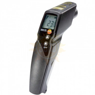 Testo 830-T2 комплект — инфракрасный термометр с 2-х точечным лазерным целеуказателем (с кожаным чехлом и зондом температуры)