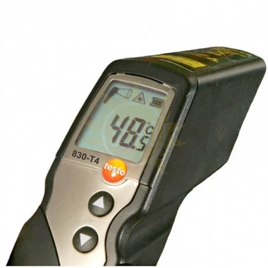 Testo 830-T4 — инфракрасный термометр с 2-х точечным лазерным целеуказателем (оптика 30:1) (базовый комплект)