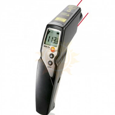 Testo 830-T4 — инфракрасный термометр с 2-х точечным лазерным целеуказателем (оптика 30:1) (базовый комплект)