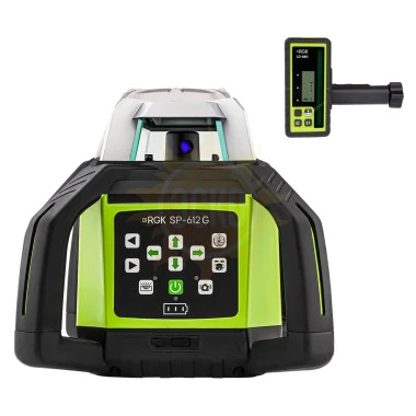 Комплект: ротационный нивелир RGK SP-612G с калибровкой + миллиметровый приёмник излучения RGK LD-88G