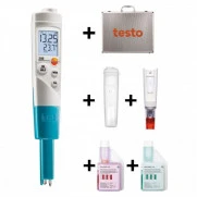 Testo 206-pH1 комплект — карманный pH-метр с кейсом и буферными растворами
