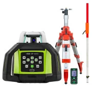 Нивелир Комплект: ротационный нивелир RGK SP-612G + элевационный штатив RGK SH-170 + рейка RGK LR-2 + дальномер RGK DL100G