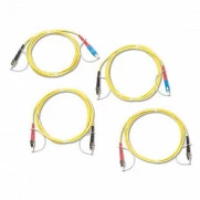 Комплект одномодовых тестовых эталонных кабелей Fluke Networks SRC-9-SCFC-KIT (2 м) для тестирования оптоволоконных кабелей FC (2 SC/FC, 2 FC/FC)