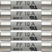Вспомогательный элемент и аксессуар Комплект плавких предохранителей 10A/600V Testo 0590 0005