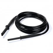 Провод измерительный 3м экранированный с разъемами "банан" 10кВ черный