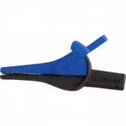 РАДИО-СЕРВИС Зажим изолированный типа крокодил синий