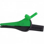 РАДИО-СЕРВИС Зажим изолированный типа крокодил зеленый