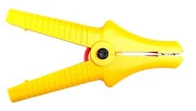 Зажим "Крокодил" изолированный желтый K09 11 кВ