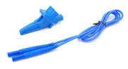 SONEL Комплект провод измерительный 1,2м и зажим "Крокодил" голубой