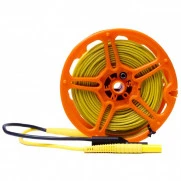 WAPRZ050YEBBSZЕ — провод измерительный 50м на катушке экранированный с разъёмами "банан" жёлтый