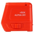 Лазерный уровень RGK ALPHA 201 с калибровкой с красным лучом