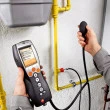 Видео с testo 330-2 LL — анализатор дымовых газов с сенсорами Longlife и встроенной функцией обнуления газовых сенсоров и тяги